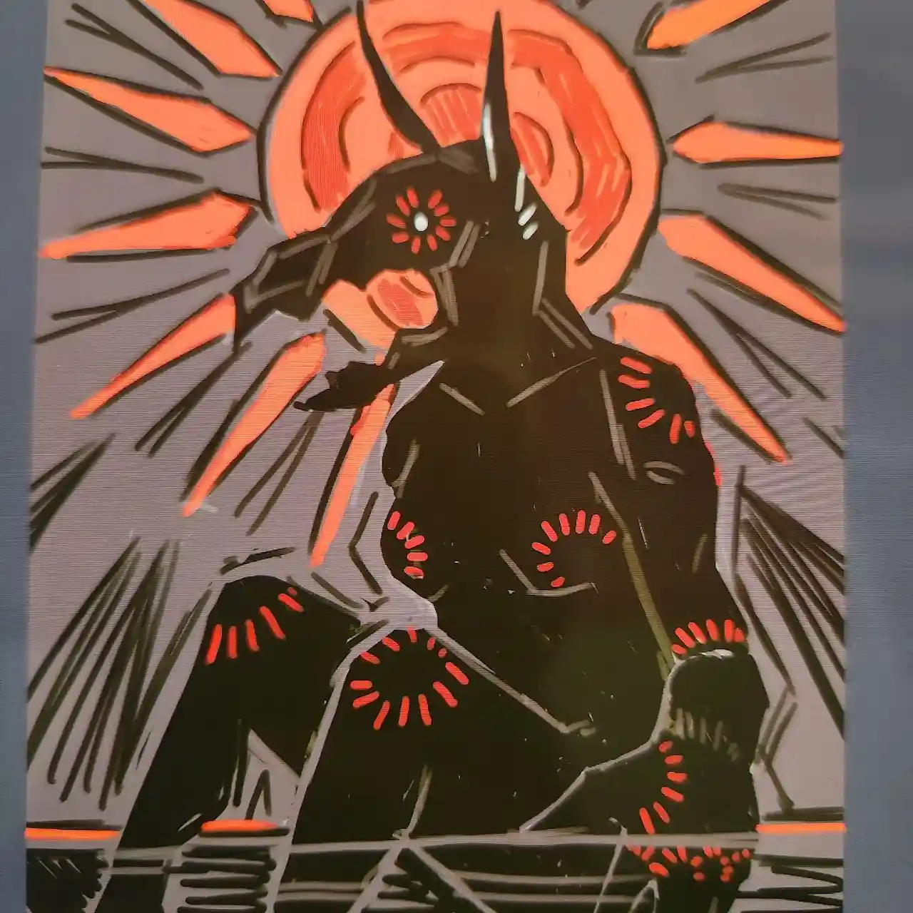 jackal (tarot study)